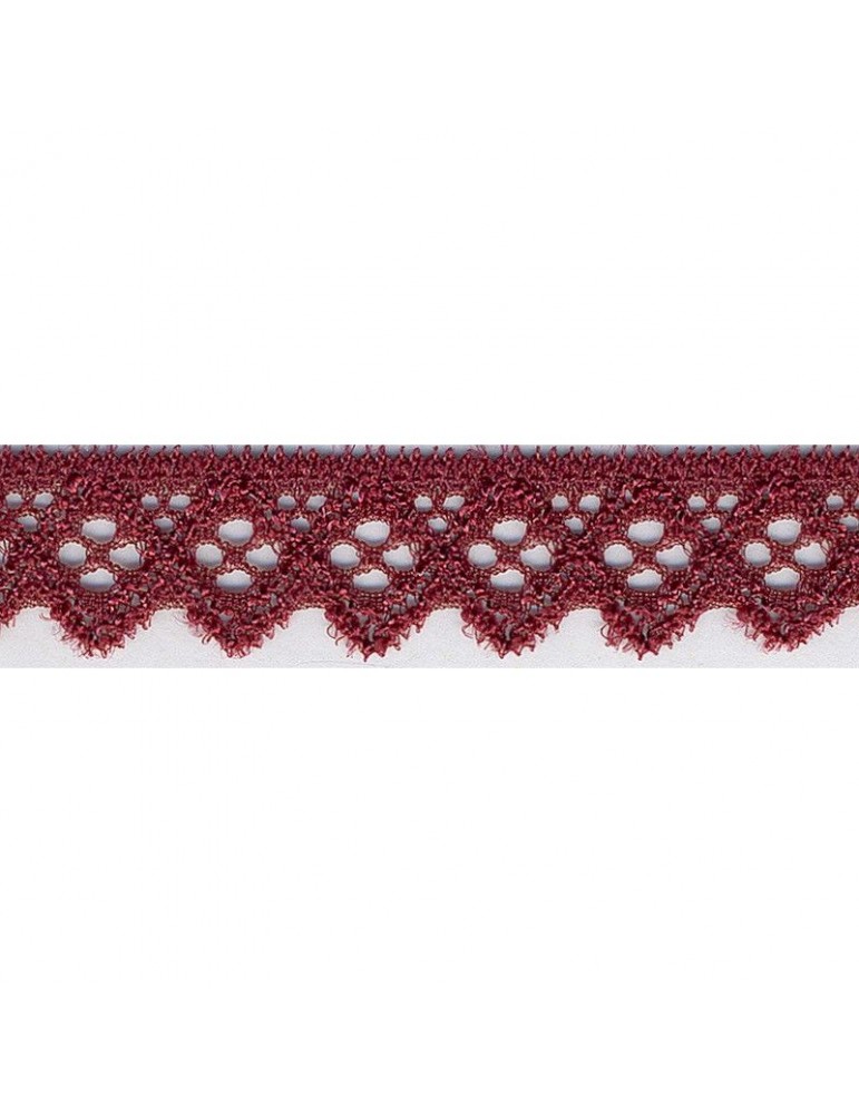 Dentelle élastique 15 mm rouge Dentelle élastique 15 mm rouge
