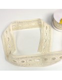 Dépassant dentelle (bobine)  blanc