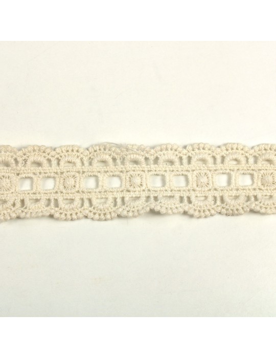 Dépassant dentelle (bobine)  blanc