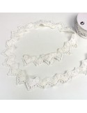 Dépassant dentelle (bobine) blanc Dépassant dentelle (bobine) blanc