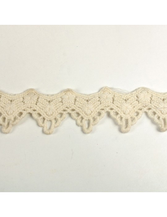 Dépassant dentelle (bobine)  blanc