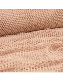 Tissu jersey filet rose Tissu jersey filet rose