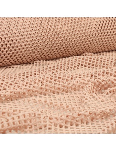 Tissu jersey filet rose