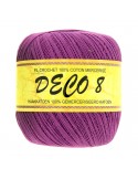Pelote coton à crocheter Deco 8 violet