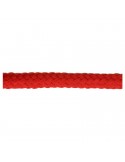 Cordon tressé 11 mm rouge