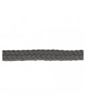 Cordon tressé 11 mm gris Cordon tressé 11 mm gris