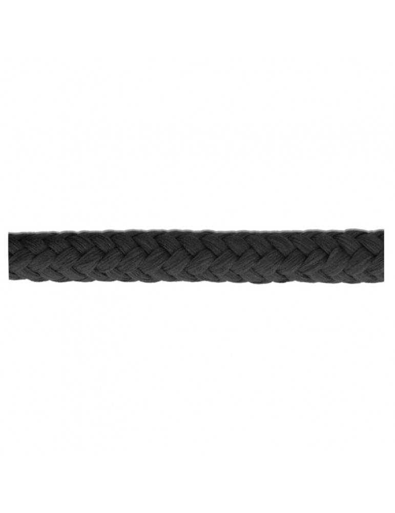 Cordon tressé 11 mm noir Cordon tressé 11 mm noir