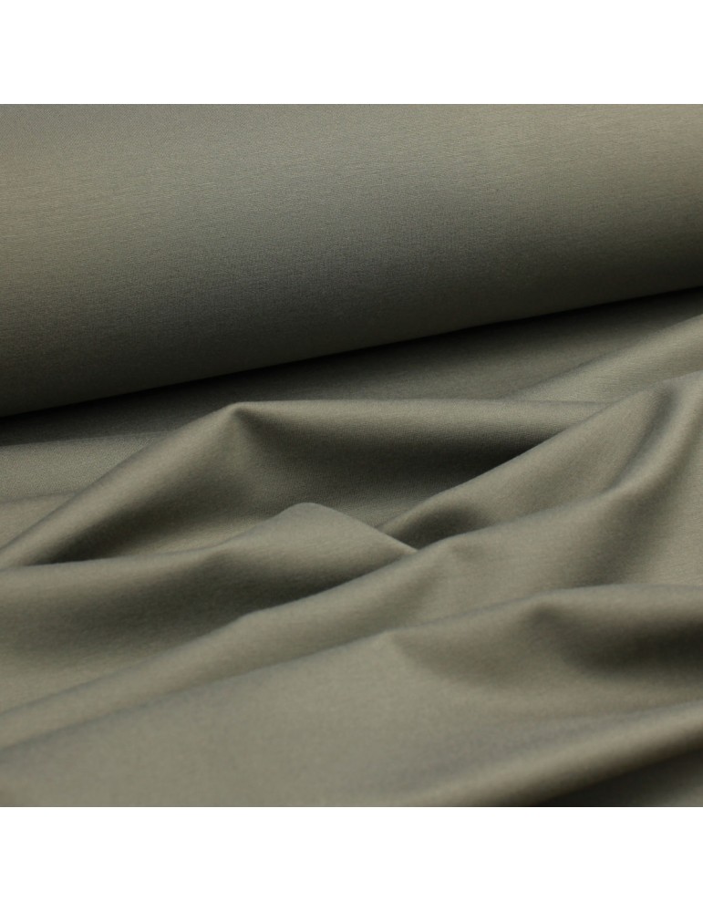 Tissu jersey uni vert