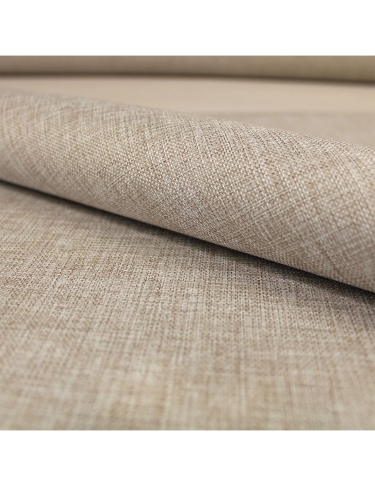 Tissu ameublement occultant beige