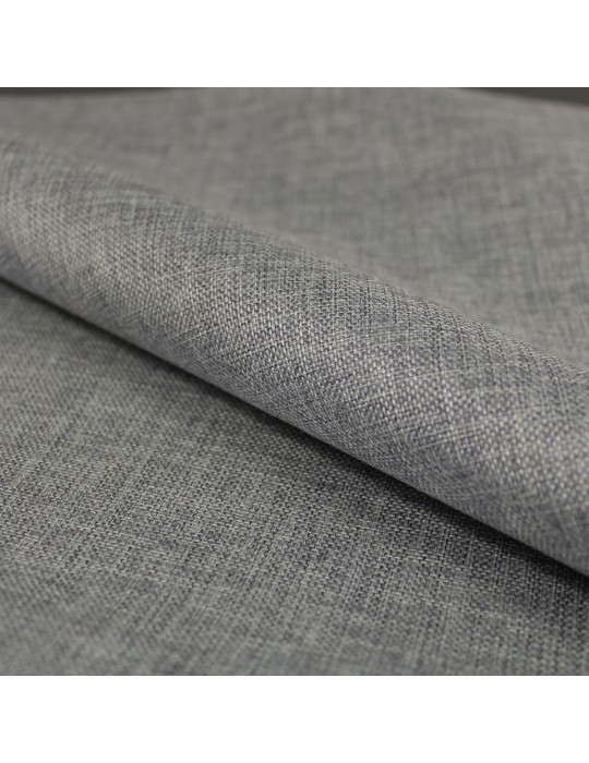 Tissu ameublement occultant gris