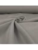 Tissu polyester souple uni gris Tissu polyester souple uni gris