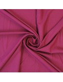 Tissu polyester souple uni  rouge