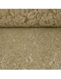 Tissu dentelle florale vert Tissu dentelle florale vert