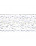 Dentelle valenciennes 50 mm blanc