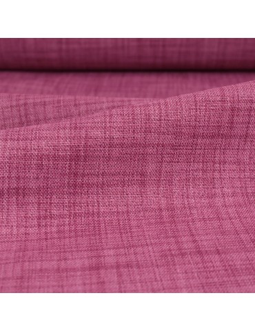 Tissu obscurcissant uni polyester fuchsia rose