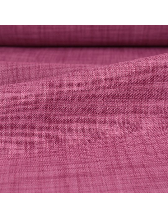 Tissu obscurcissant uni polyester fuchsia rose