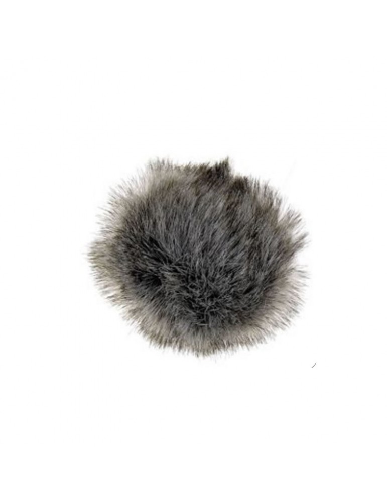 Pompon 10 cm gris Pompon 10 cm gris