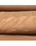Coupon ameublement antitaches 160 cm de large marron