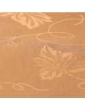Coupon ameublement antitaches 160 cm de large marron