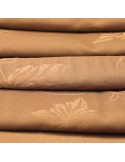 Coupon ameublement antitaches 160 cm de large marron