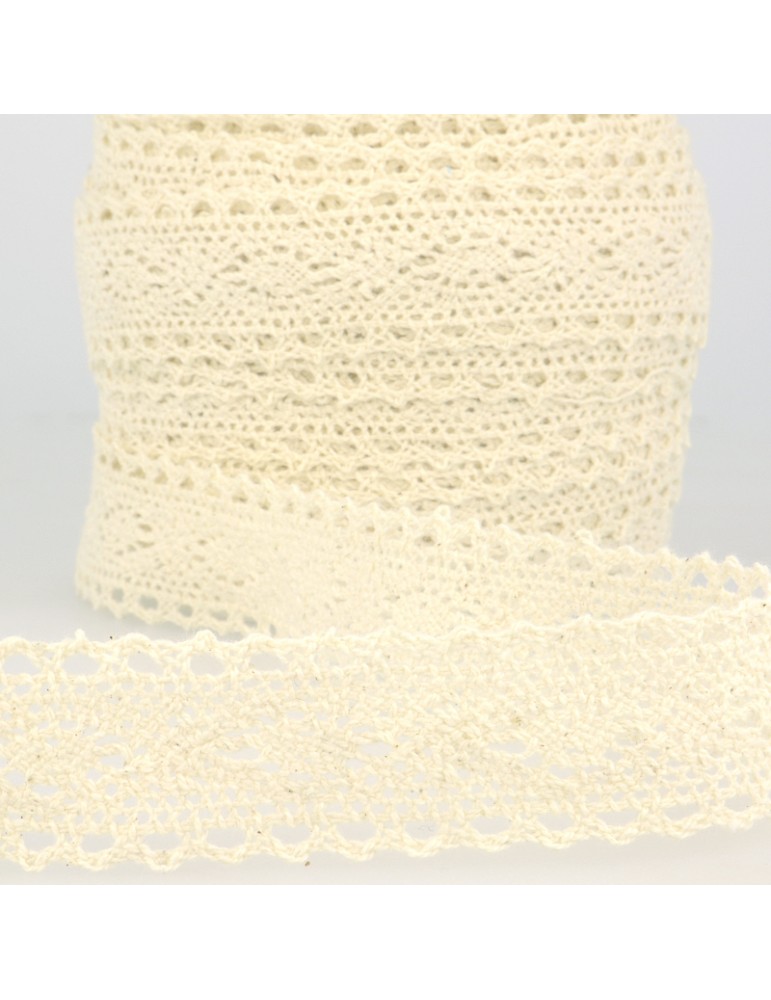 Dentelle 30 mm blanc Dentelle 30 mm blanc
