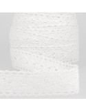 Dentelle 30 mm blanc