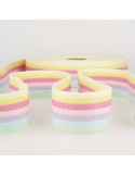 Sangle multicolore 40 mm rose Sangle multicolore 40 mm rose