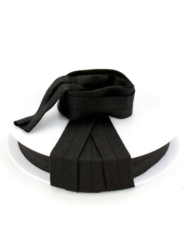 Biais jersey 20 mm noir Biais jersey 20 mm noir