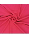 Tissu polaire uni rouge