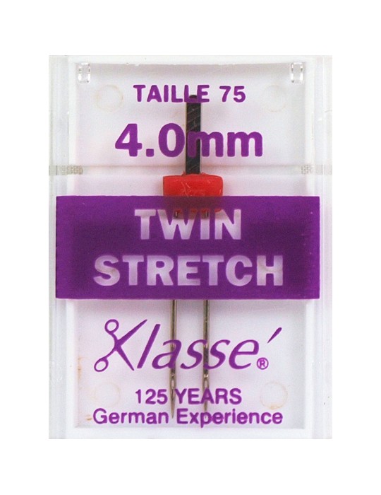 Aiguilles machine double stretch 75  4 mm