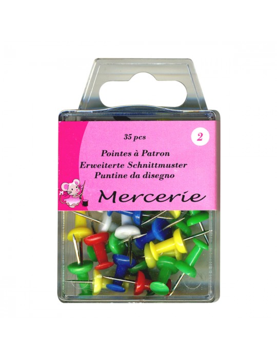Pointes à patron 35 pièces