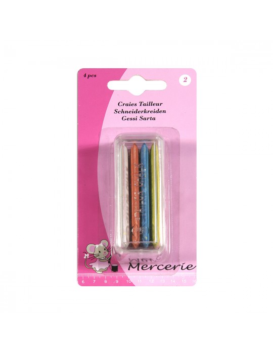 Lots de 4 craies tailleur rectangulaires