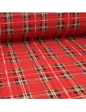 Tissu jacquard rouge Tissu jacquard rouge