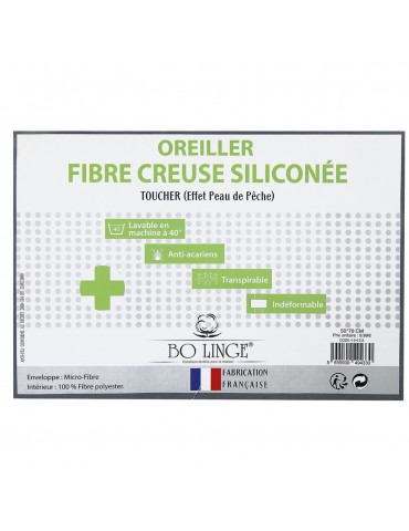 Oreiller confortable et protecteur 50 x 70 cm blanc
