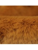 Fourrure synthétique polyester marron Fourrure synthétique polyester marron