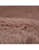 Fourrure synthétique polyester rose Fourrure synthétique polyester rose