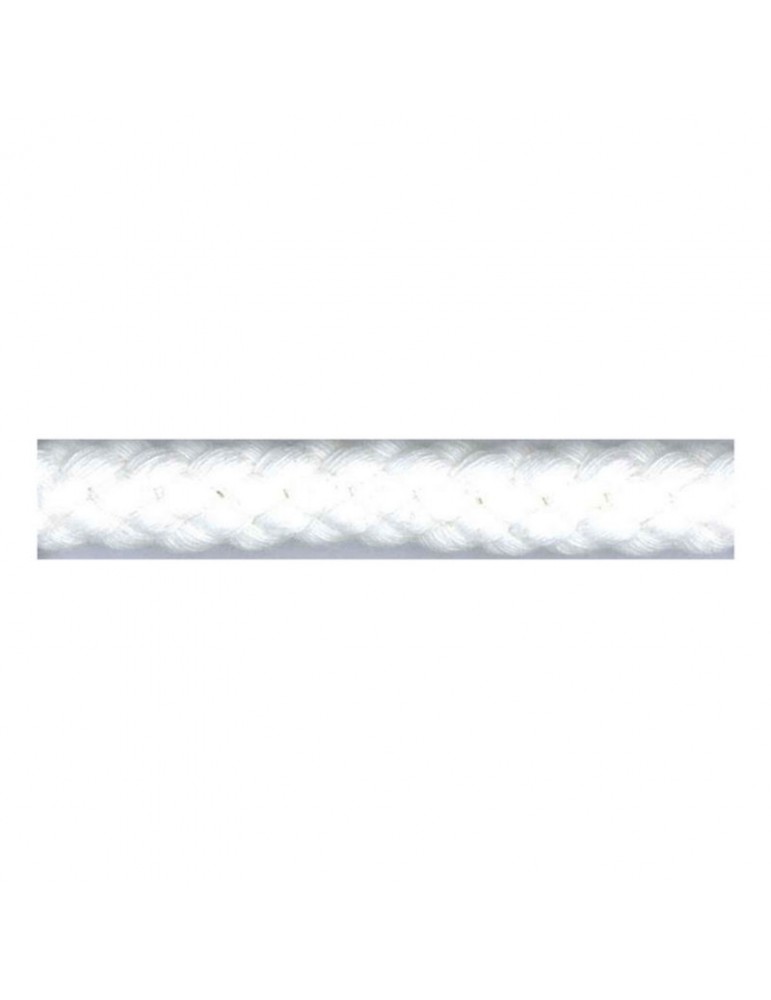 Cordelière Polycoton 12 mm blanc Cordelière Polycoton 12 mm blanc