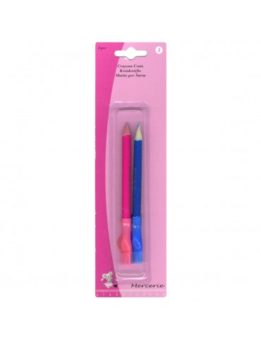 Crayons craie avec brosse