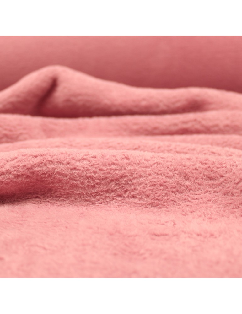 Tissu micro polaire rose Tissu micro polaire rose