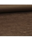Tissu antitaches / obscurcissant effet velours marron