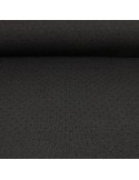Tissu jersey polyester incrustation métallique noir Tissu jersey polyester incrustation métallique noir