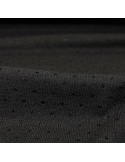 Tissu jersey polyester incrustation métallique noir Tissu jersey polyester incrustation métallique noir