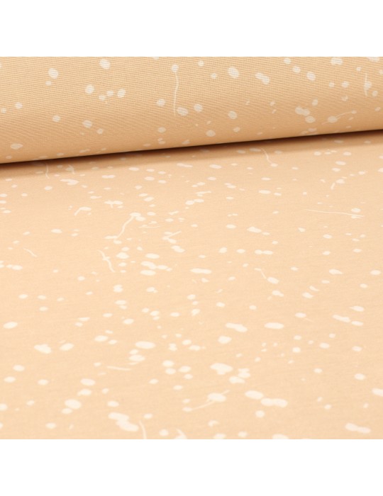 Tissu coton/polyester grande largeur rose