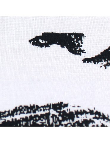 Parure de lit 2 personnes housse + taie noir