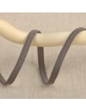 Ruban élastique 5 mm gris