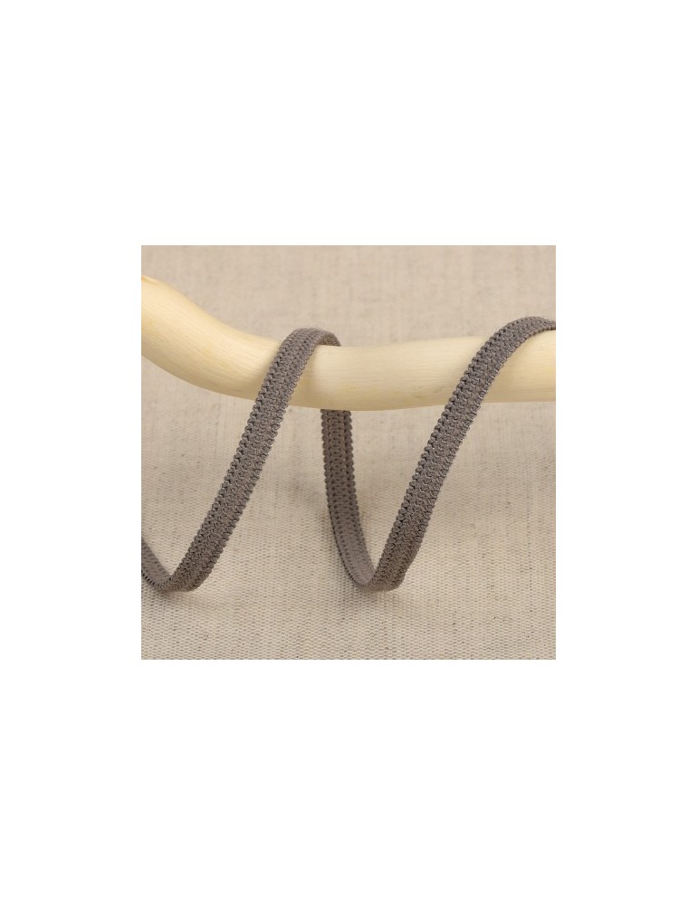 Ruban élastique 5 mm gris