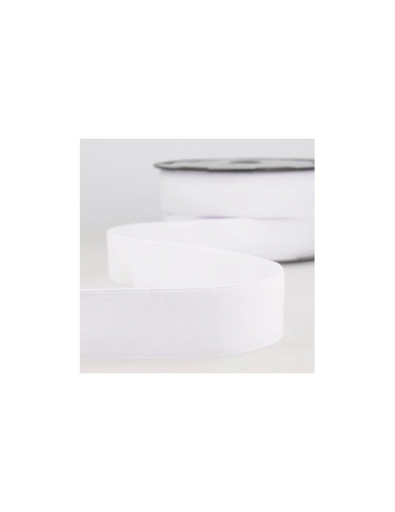 Ruban élastique boxer 32 mm blanc