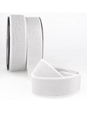 Ruban élastique métal 40 mm blanc Ruban élastique métal 40 mm blanc