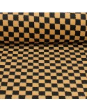 Lainage à carreaux noirs et beiges Lainage à carreaux noirs et beiges