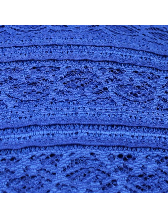 Coupon habillement dentelle bleu 290 cm